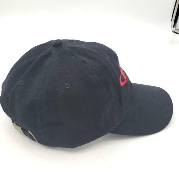 NEW Embroidered Tweeks Baseball Hat Soft Cap One Size Adjustable Clasp Black Red - Picture 3 of 6